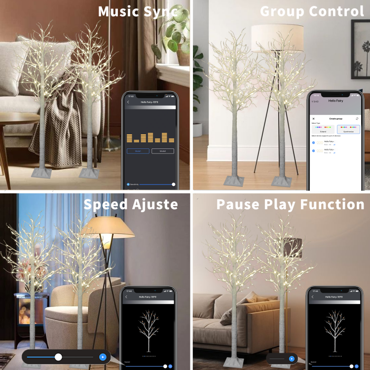 1.8m双支装白桦树