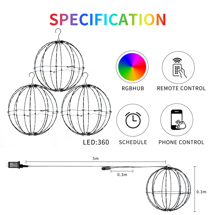 3D彩球灯饰 12 3D彩球灯饰