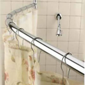 弧形伸缩浴帘杆