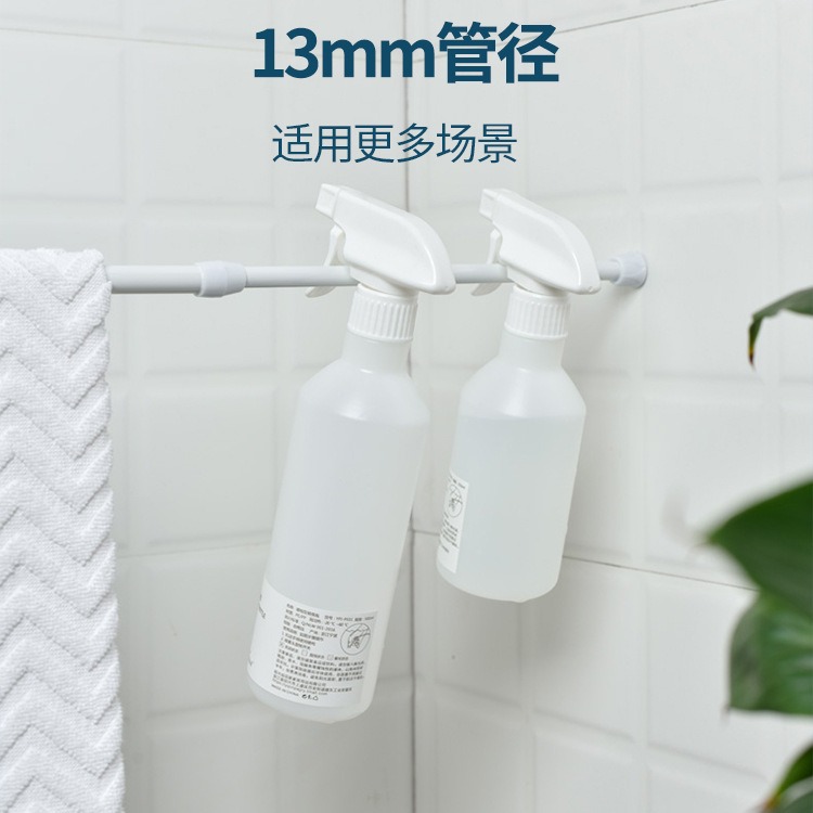 伸缩门帘杆免安装