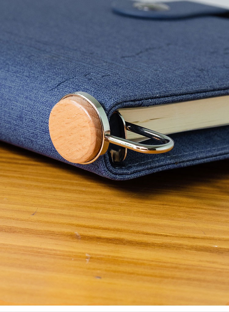 简约木质金属书签