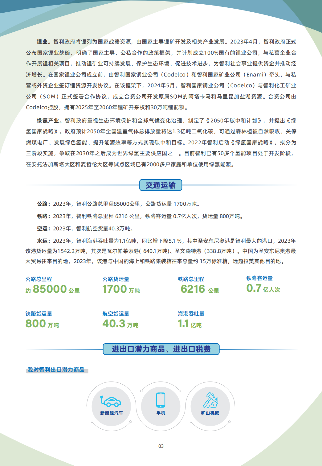 智利贸易指南 3 智利贸易指南