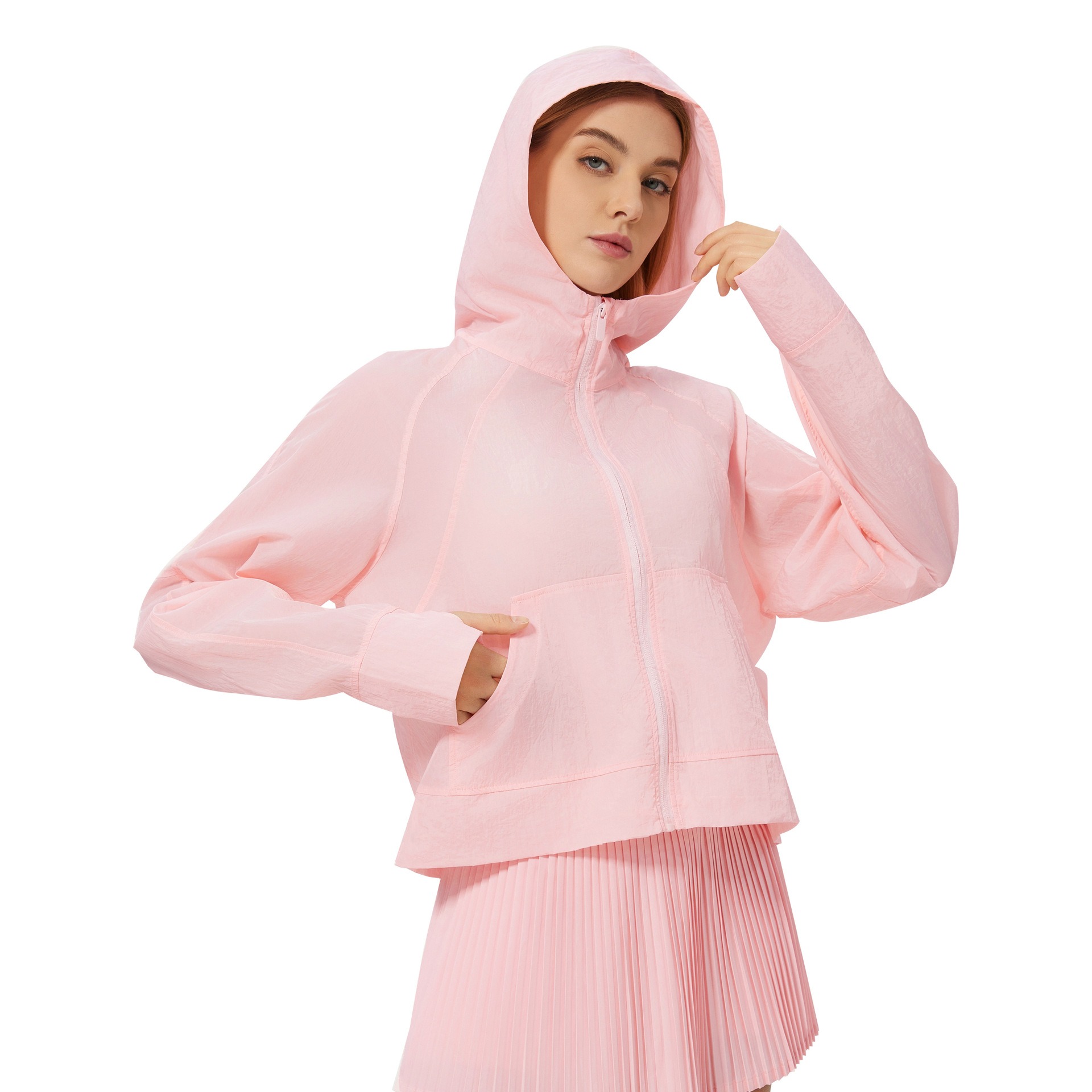 透气速干运动风衣