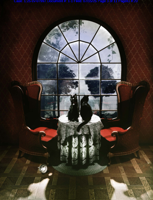 25-cv-07997，TRO新案！这5张骷髅版权画赶紧排查下架！