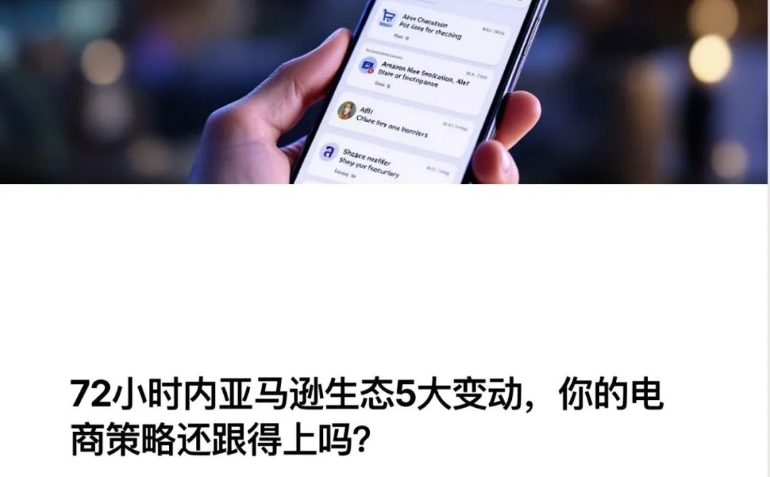 【72小时速递】亚马逊最新5大动态,中国卖家与服务商如何应对? 1 【72小时速递】亚马逊最新5大动态,中国卖家与服务商如何应对?
