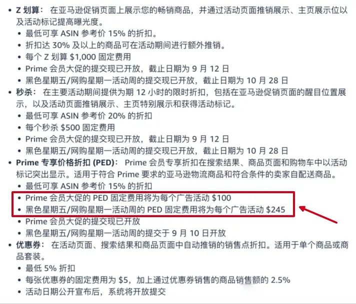注意!亚马逊秋促提报已开放,黑五网一报名费暴涨200%! 2 注意!亚马逊秋促提报已开放,黑五网一报名费暴涨200%!