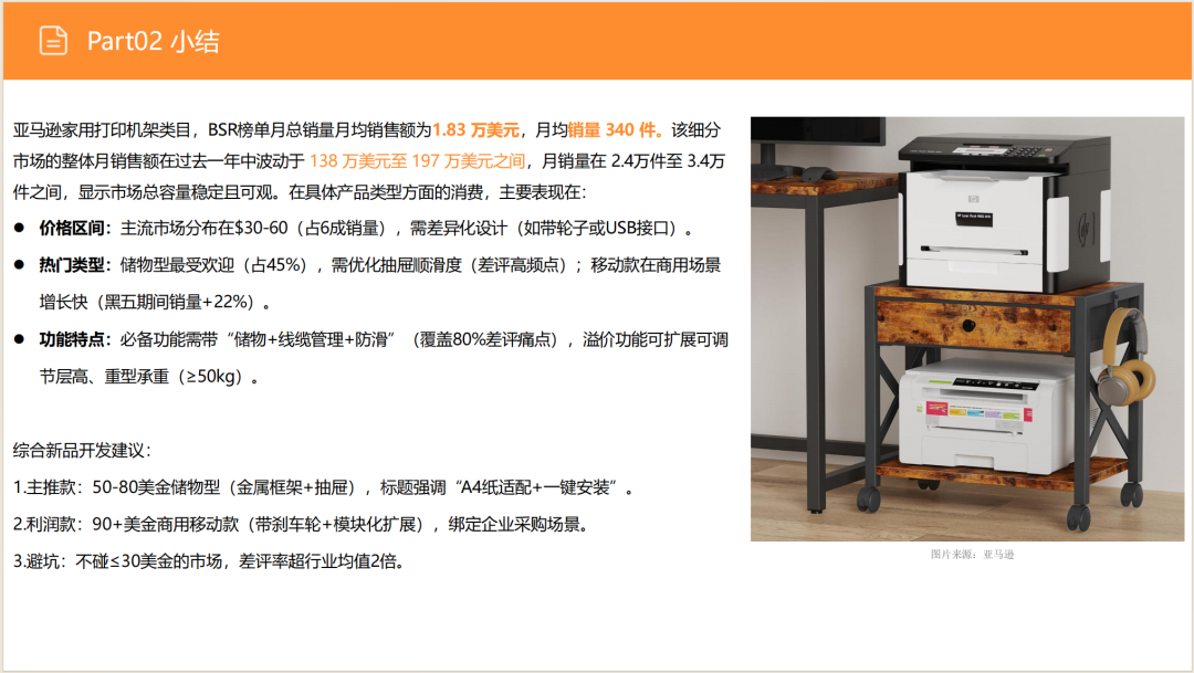 亚马逊选品日记第10期:美国站打印机架市场调研( 亚马逊选品日记第10期:美国站打印机架市场调研("90%亚马逊卖家不知道的蓝海!打印机架需求暴涨200%的秘密数据")
