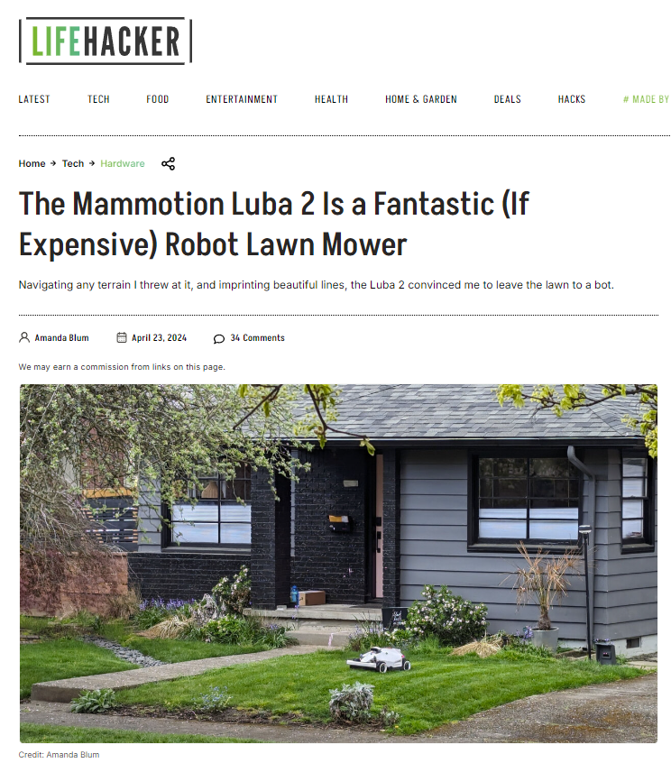 大疆前高管逆袭!一年卖出8万台,深圳智能割草机“割”遍欧美 7 大疆前高管逆袭!一年卖出8万台,深圳智能割草机“割”遍欧美