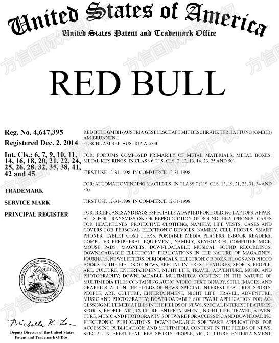 25-cv-1004，454家店被告！Red Bull多个商标TRO！