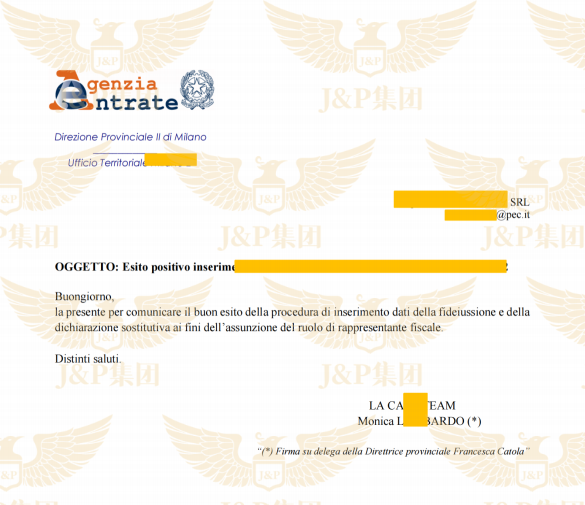 官宣！J&P集团意大利VAT业务正式恢复，但是这些税务局新规要注意了！ 2