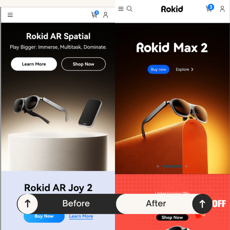 Kik实战案例：引爆全球智能眼镜ROKID网站优化
