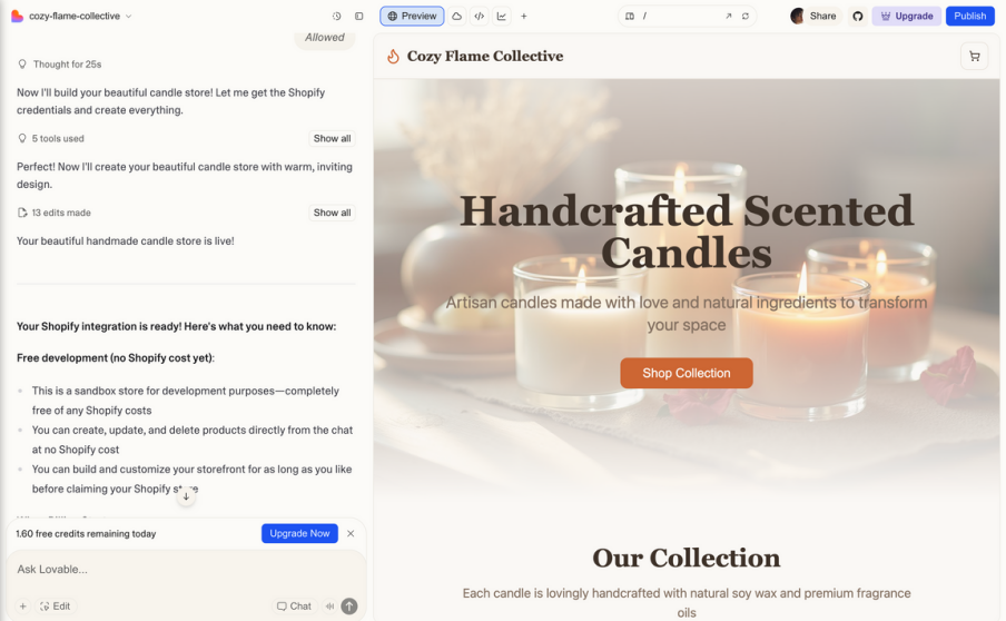 AI+Shopify:Lovable 帮你从零快速上线独立站 9 AI+Shopify:Lovable 帮你从零快速上线独立站