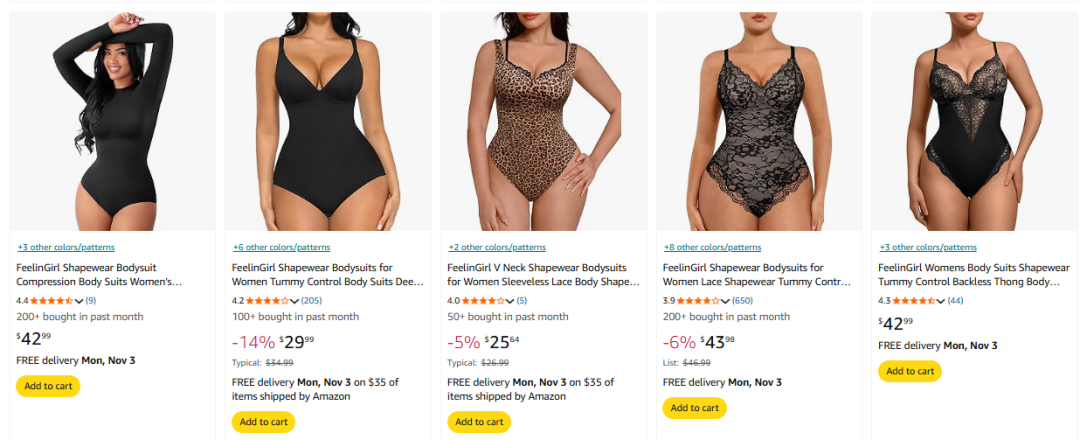 厦门这一塑身衣品牌年销千万,用近3万网红撬动海外市场! 6 厦门这一塑身衣品牌年销千万,用近3万网红撬动海外市场!