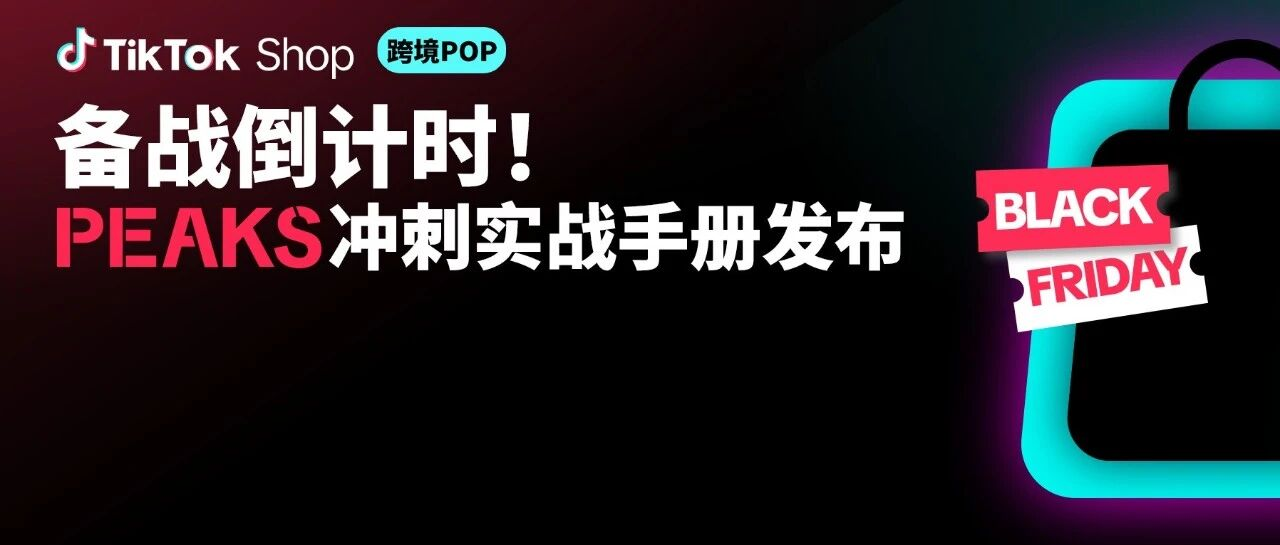 备战倒计时！TikTok Shop美区黑五冲刺实战手册发布，手把手教实操