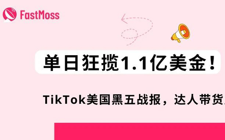 TikTok黑五次日GMV破1亿美元，FGVCon2026将揭秘未来短视频电商新趋势