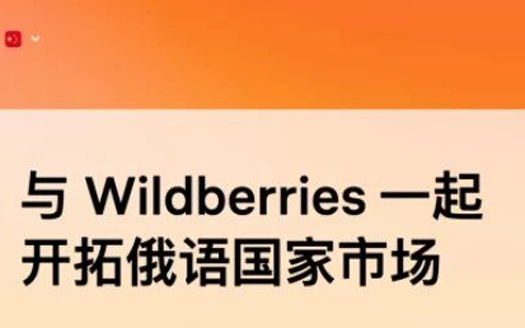Wildberries入驻页面重磅升级！马上开店，您的下一站跨境财富风口从这里开始！