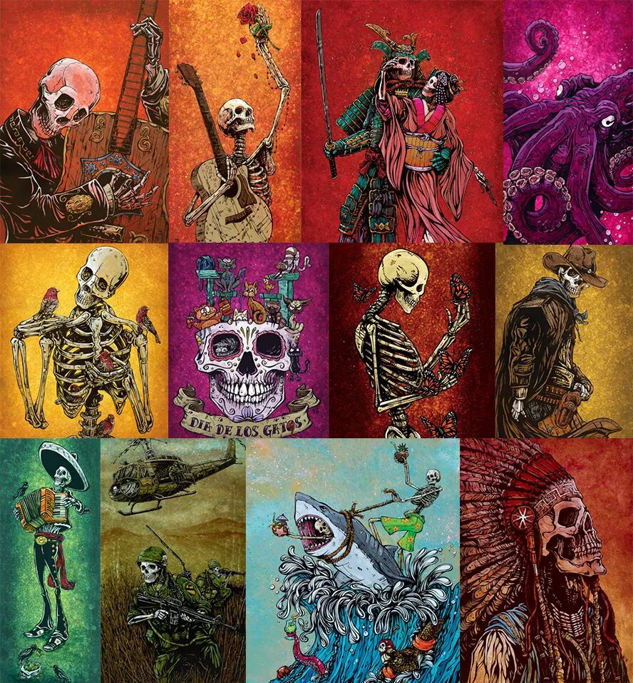 25-cv-13556，选品需注意！David Lozeau骷髅主题画勿用！