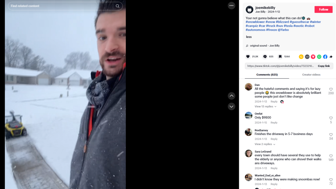 海外红人营销|靠“扫雪”年收2亿！深圳扫雪机器人征服欧美庭院！