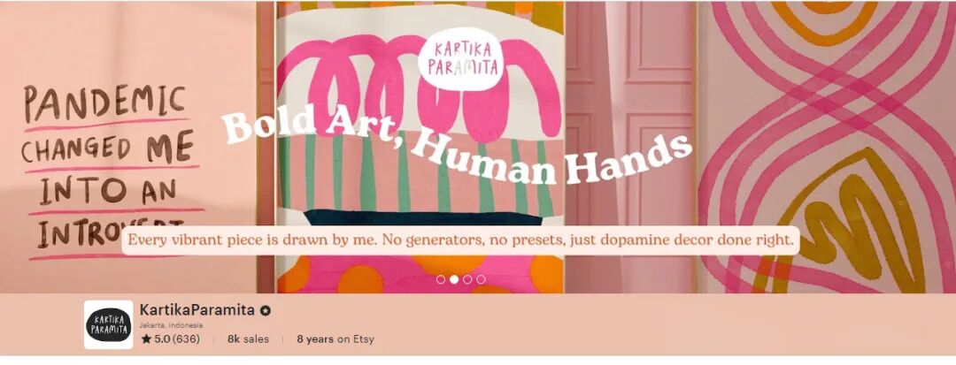 装饰画也侵权？！这6张多巴胺色系插画TRO！