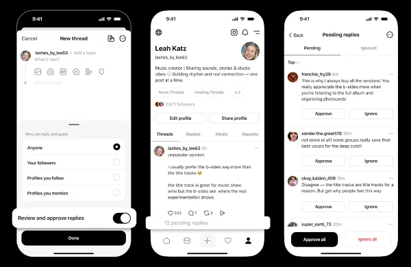 Threads上线评论筛选、TikTok扩大“公告板”功能权限丨出海周报 2 Threads上线评论筛选、TikTok扩大“公告板”功能权限丨出海周报