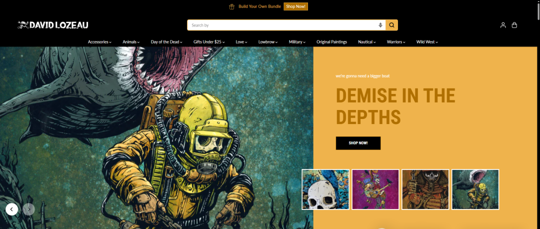 25-cv-13556，选品需注意！David Lozeau骷髅主题画勿用！