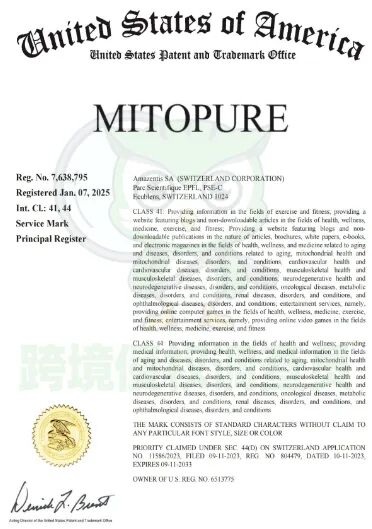 25-cv-12913,保健品卖家注意!MITOPURE营养剂商标TRO! 5 25-cv-12913,保健品卖家注意!MITOPURE营养剂商标TRO!