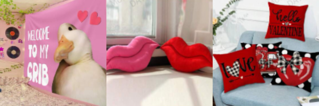 抢先布局26年情人节：SHEIN“家居装饰”爆款画像来了！