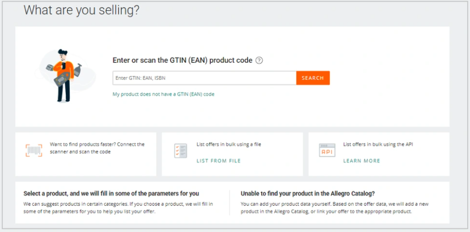 如何上架和编辑Allegro官方仓One Fulfillment服务里的offer