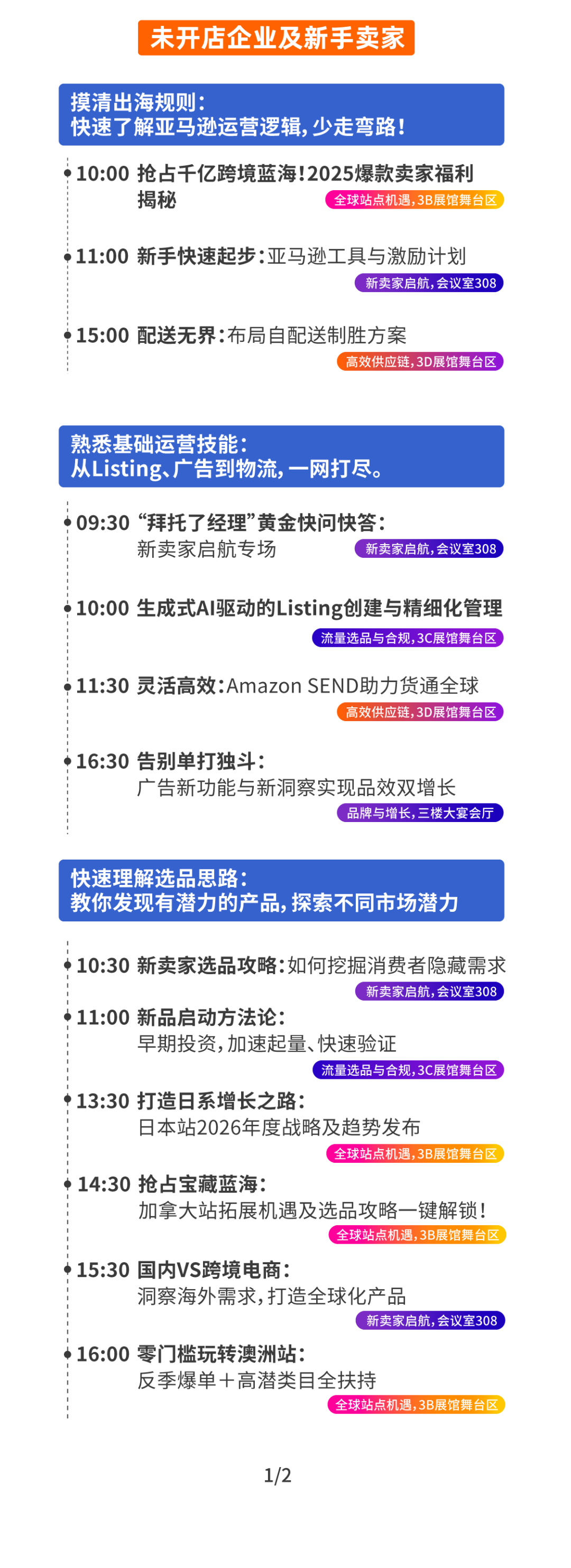 2025亚马逊全球开店跨境峰会，还是太全面了！