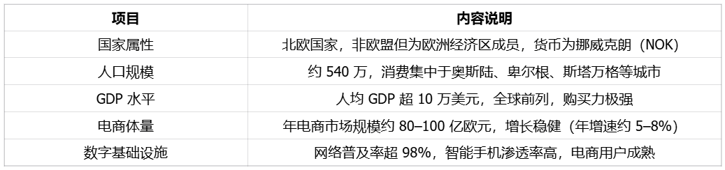 北欧电商消费强国，有钱有独立语言的挪威市场 | 欧洲跨境电商