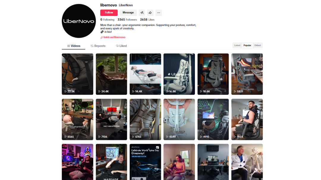 海外红人营销|众筹百万美金!前大疆高管打造“会自己动的椅子”! 8 海外红人营销|众筹百万美金!前大疆高管打造“会自己动的椅子”!