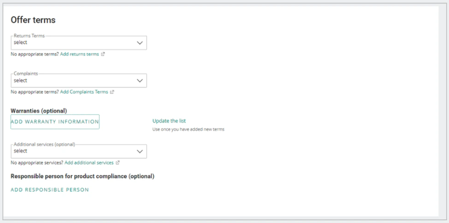 如何上架和编辑Allegro官方仓One Fulfillment服务里的offer