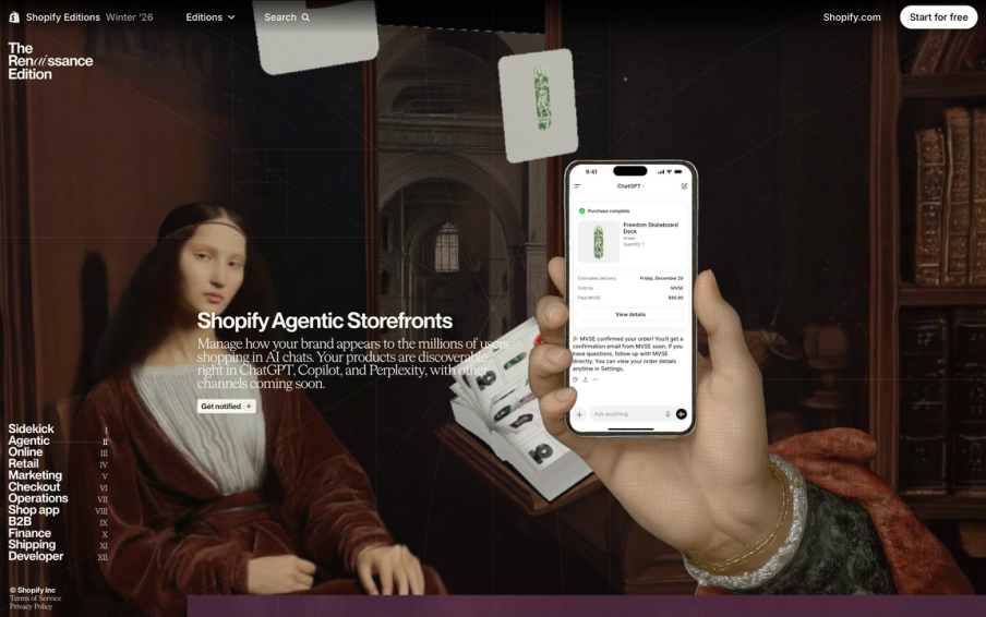 Shopify Winter’26版本已全面上线,解锁150+ 新功能! 7 Shopify Winter’26版本已全面上线,解锁150+ 新功能!