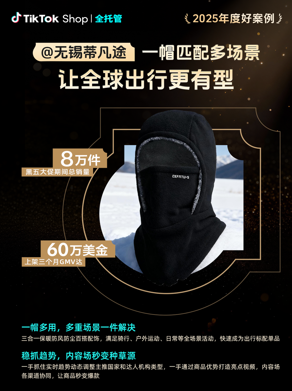 TikTok Shop全托管2025年度好案例丨加速爆发，一站式好货卖全球