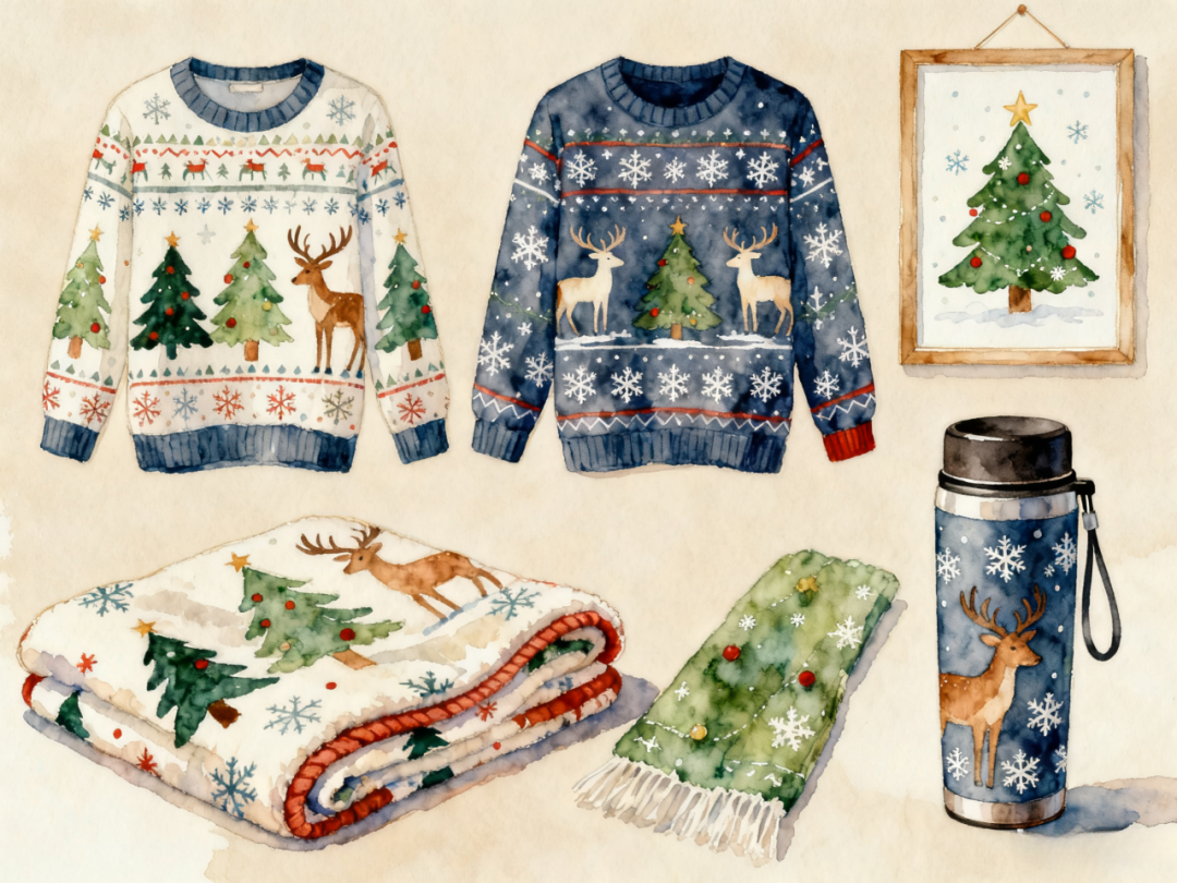 跨境卖家速看：圣诞节POD五大热门品类选品设计指南
