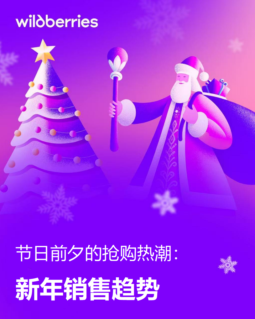 Wildberries平台新年销售趋势大公开！俄罗斯新年采购潮来袭，你的货备好了吗？