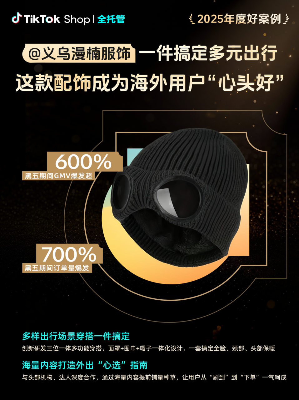 TikTok Shop全托管2025年度好案例丨加速爆发，一站式好货卖全球