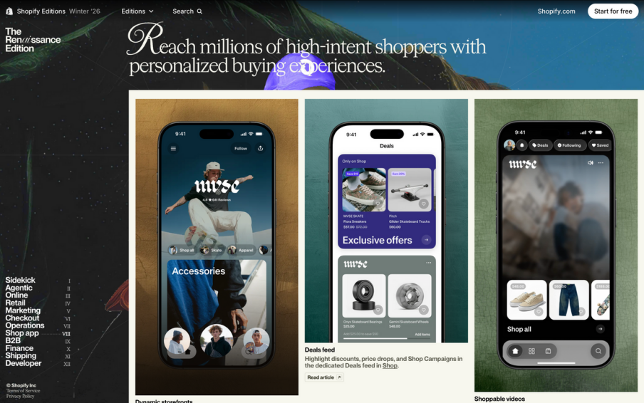 Shopify Winter’26版本已全面上线,解锁150+ 新功能! 20 Shopify Winter’26版本已全面上线,解锁150+ 新功能!