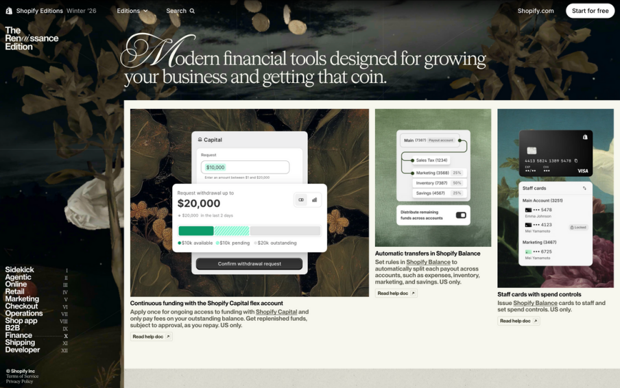 Shopify Winter’26版本已全面上线,解锁150+ 新功能! 24 Shopify Winter’26版本已全面上线,解锁150+ 新功能!