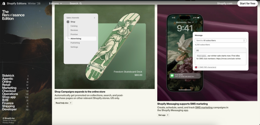 Shopify Winter’26版本已全面上线,解锁150+ 新功能! 14 Shopify Winter’26版本已全面上线,解锁150+ 新功能!