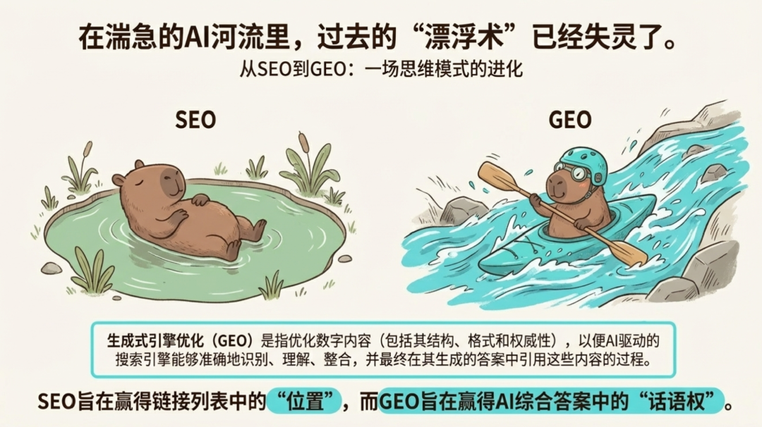 从 SEO 到 GEO：品牌如何在AI搜索时代赢得“引用”与话语权？