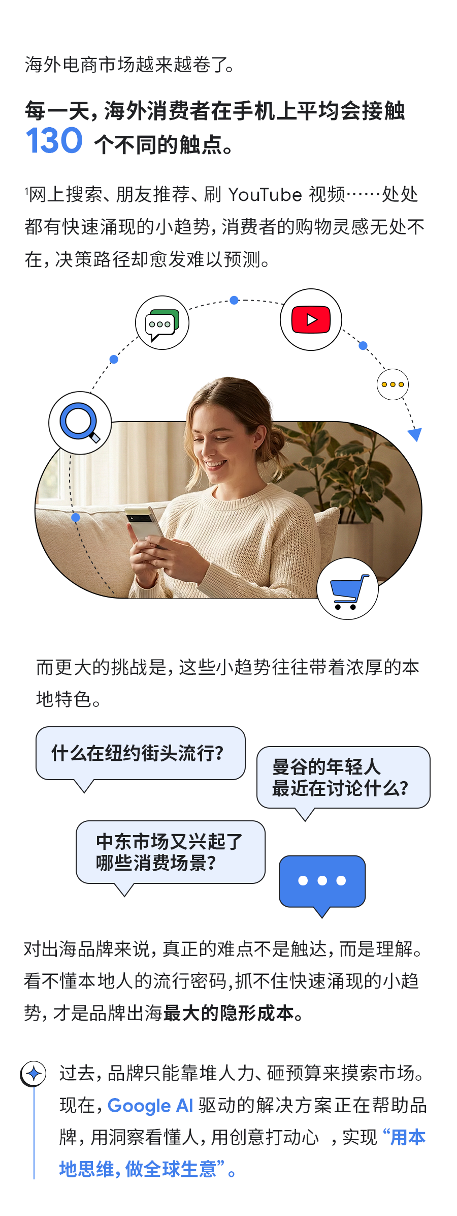 Google AI 如何助力出海品牌用本地思维,做全球生意! 1 Google AI 如何助力出海品牌用本地思维,做全球生意!