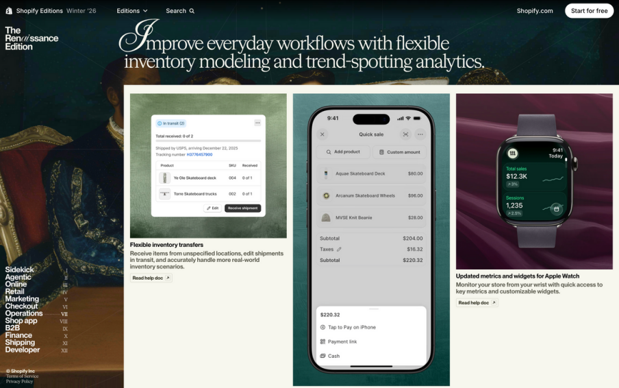 Shopify Winter’26版本已全面上线,解锁150+ 新功能! 18 Shopify Winter’26版本已全面上线,解锁150+ 新功能!