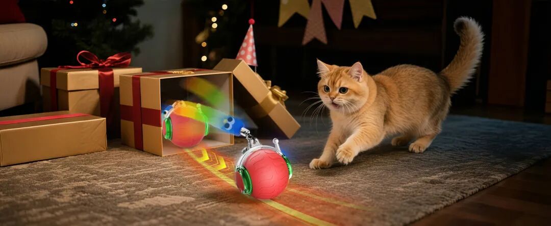 亚马逊热销单品—沉浸式猫咪自嗨球,激发猫咪狩猎天性。德国站上架三个月,销量2500+