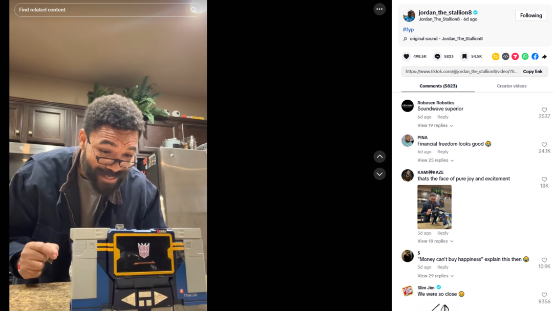 海外红人营销|爆火TikTok！让马斯克也惊叹的变形玩具什么来头？