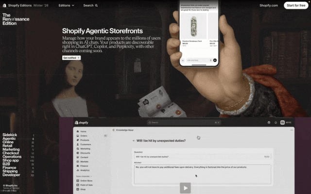 Shopify Winter’26版本已全面上线,解锁150+ 新功能! 6 Shopify Winter’26版本已全面上线,解锁150+ 新功能!