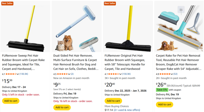 爆卖近千万,毛利74%!小众除毛扫帚横扫宠物清洁赛道 | 行业热点 5 爆卖近千万,毛利74%!小众除毛扫帚横扫宠物清洁赛道 | 行业热点