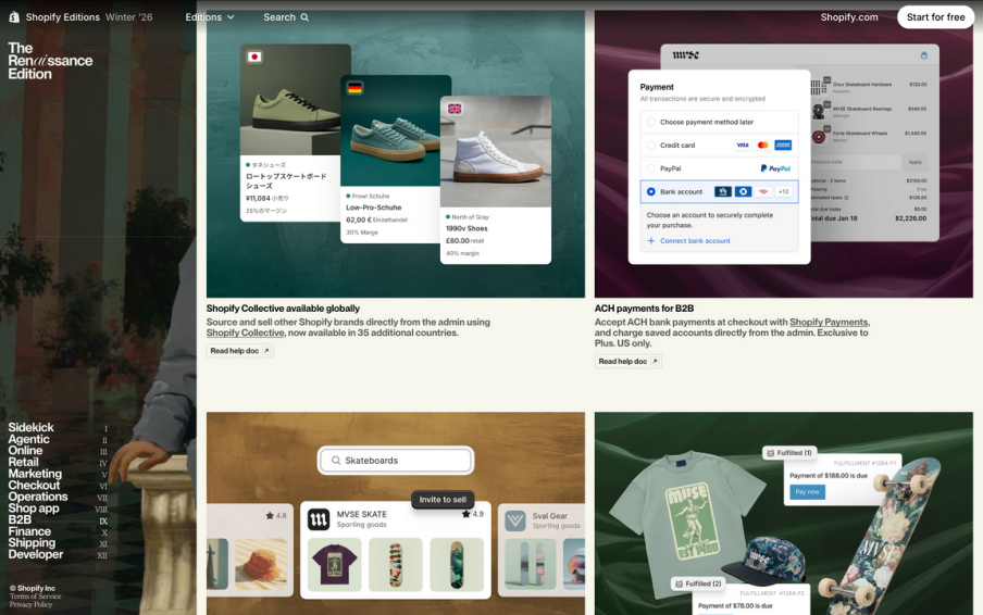 Shopify Winter’26版本已全面上线,解锁150+ 新功能! 22 Shopify Winter’26版本已全面上线,解锁150+ 新功能!