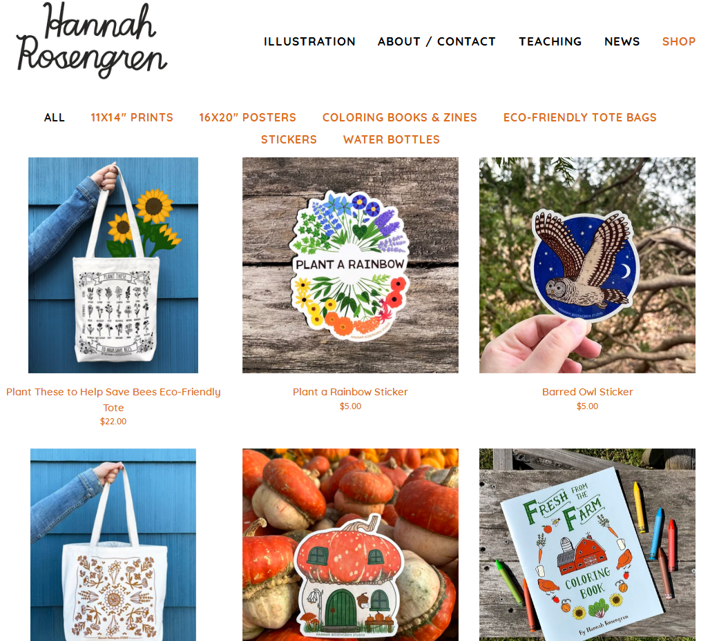 26-cv-341，70家因一张蜜蜂插画被告？艺术家Hannah Mae Rosengren重拳出击！