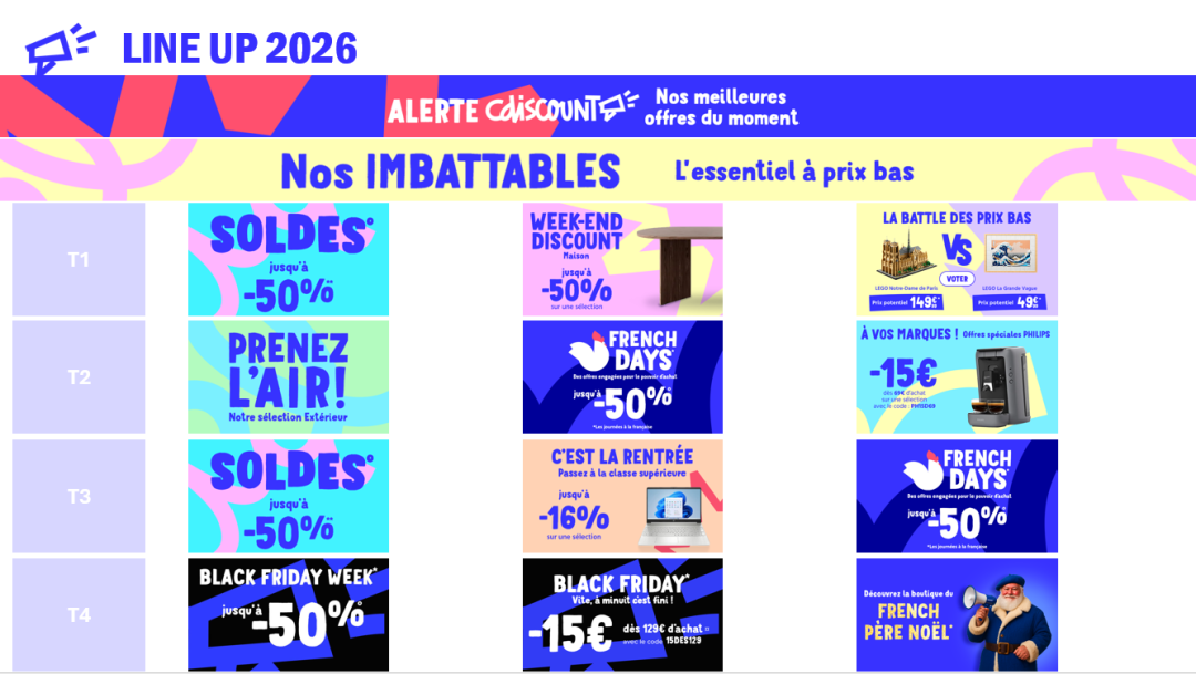 2026 Cdiscount全年营销日历发布 3 2026 Cdiscount全年营销日历发布